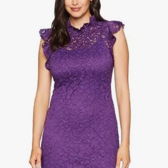 Alexia Admor purple lace dress - Picture 2 of 12